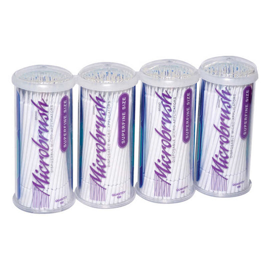 Tubes d'applicateur Microbrush SF blancs (400) #MSF400