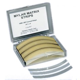 MARK3 BANDES MATRICES MYLAR Paq-1000 Droites Transparentes 0,002 (3/8" x 4") #83002