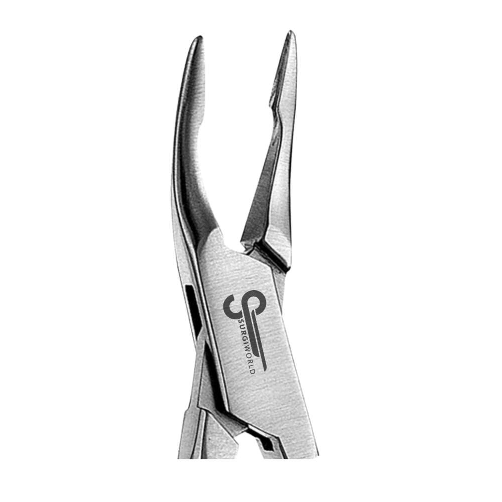 Mini Friedman Bone Rongeur Slightly Curved, 1.3 mm Jaw Microsurgical Bone Rongeur