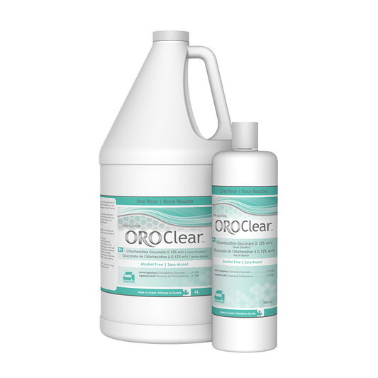 ORO Clair | Rince-bouche sans alcool au gluconate de chlorhexidine à 0,12 %
