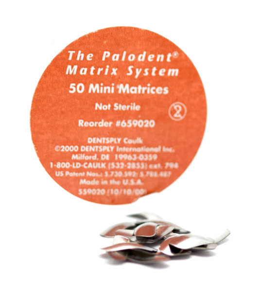 PALODENT MINI-MATRICES Pk/50     (MM02) #659020 (DENTSPLY)
