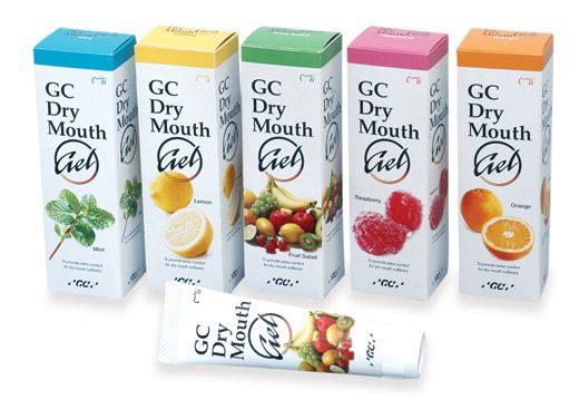 Gel pour la bouche sèche, 10 tubes (GC) n° 002526