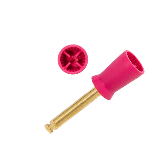 ALLPRO CUPS Latch Mandrel-Sq Ribbed/Webbed Pink 144  #404-N