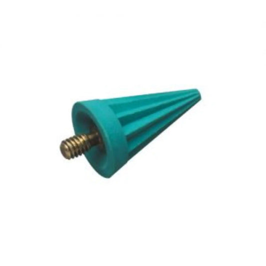 ALLPRO #108-SG-144 non-latex, screw-type, soft green pointed dental polishers (144)