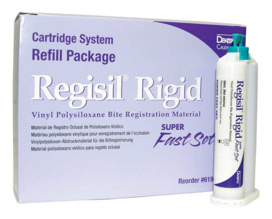 REGISIL RIGID Su.F.S.4x50ml Cart.+12 Micro Tips #619425 (DENTSPLY)