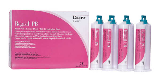 REGISIL 2X 4x50ml New Cart.+12 Tips #619500 (DENTSPLY)