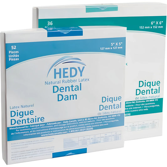 Digue dentaire bleue ou verte lourde 36/52 HEDY (MEDICOM)