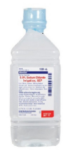 Chlorure de sodium 0,9 % sans latex, bouteille de 1 000 ml #BAXJF7124