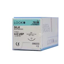 SOIE ASPECT SUTURE Blk. Bx/12