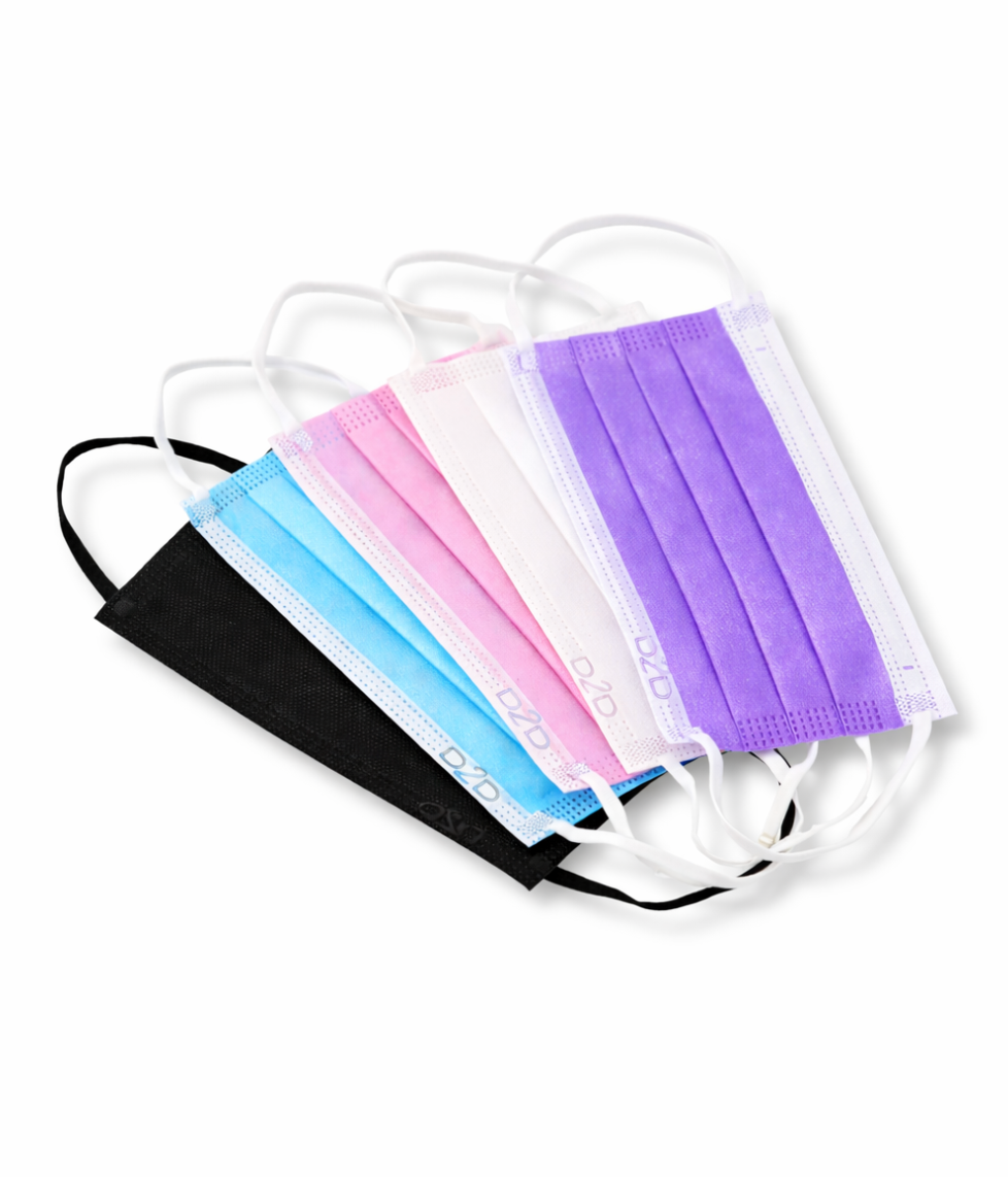 D2D SafeFit Premium Surgical Masks - ASTM Level 3