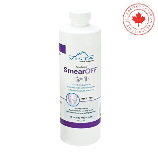 Formule 2 en 1 à base d'EDTA avec chlorhexidine SmearOFF™