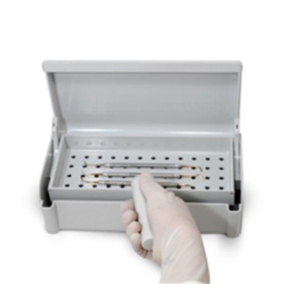 Plateau de stérilisation/désinfection TAP &amp; SLIDE GRIS (Pascal) n° 35-697