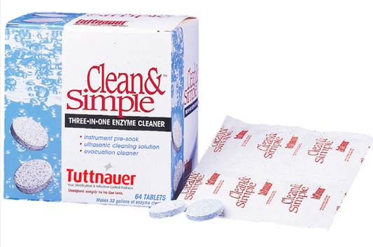 TUTTNAUER CLEAN &amp; SIMPLE Bx/144 #CS0144