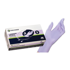 Halyard Lavender Nitrile Gloves