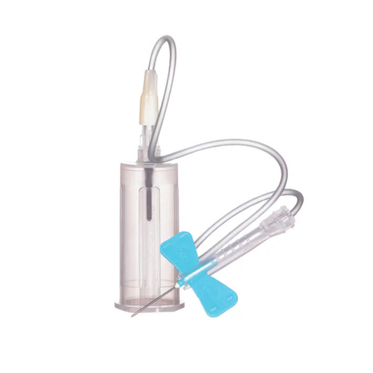 SOL-CARE Safety Blood Collection Needle w/Pre-attached Holder