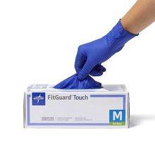 Load image into Gallery viewer, Medline FitGuard Touch Nitrile Examination Gloves - CASE - D2D HealthCo.
