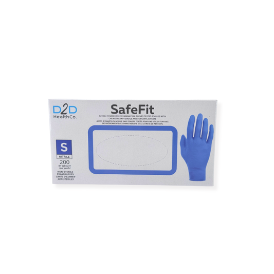 D2D SafeFit Nitrile Gloves