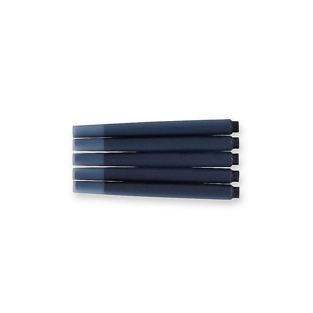 Cartouche de recharge Parker noire, paquet de 5