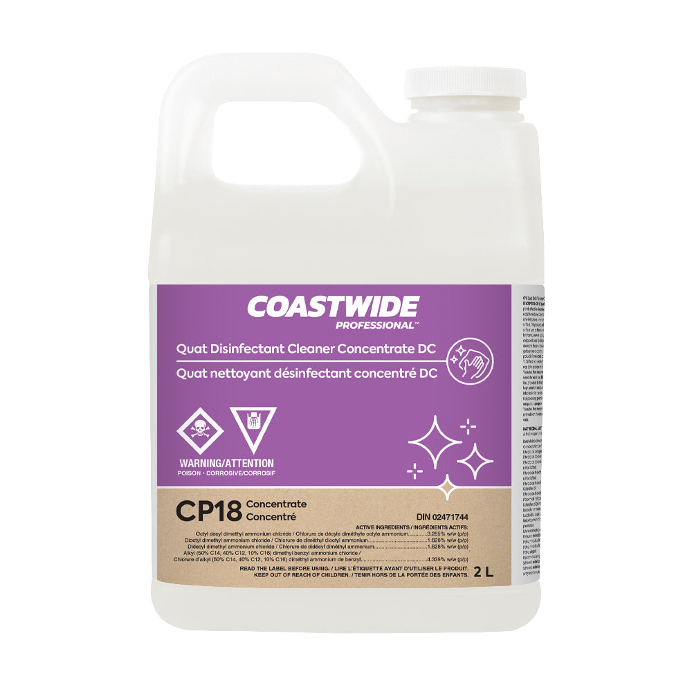 Coastwide Professional CP18 Quat Disinfectant Cleaner Concentrate DC - 2L