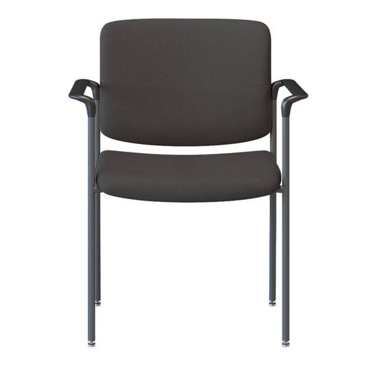 Nightingale Cricket II Side Chair With Flared Arms - Black