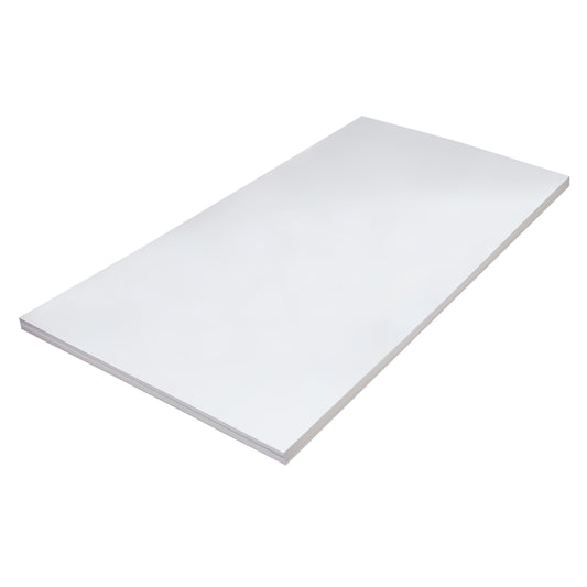 Carton d'étiquettes Pacon de grammage moyen, blanc, 61 cm x 91,4 cm, 100 feuilles/paquet