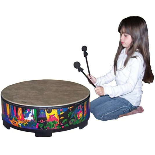 Rhythm Band Instruments Remo Kids Percussion Gathering Drums, 22"d x 8"h