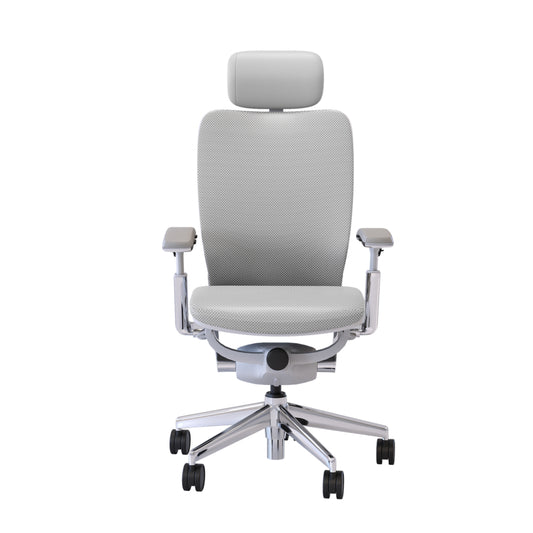 Nightingale IC2 Mid Back Task Chair With Adjustable Headrest - White