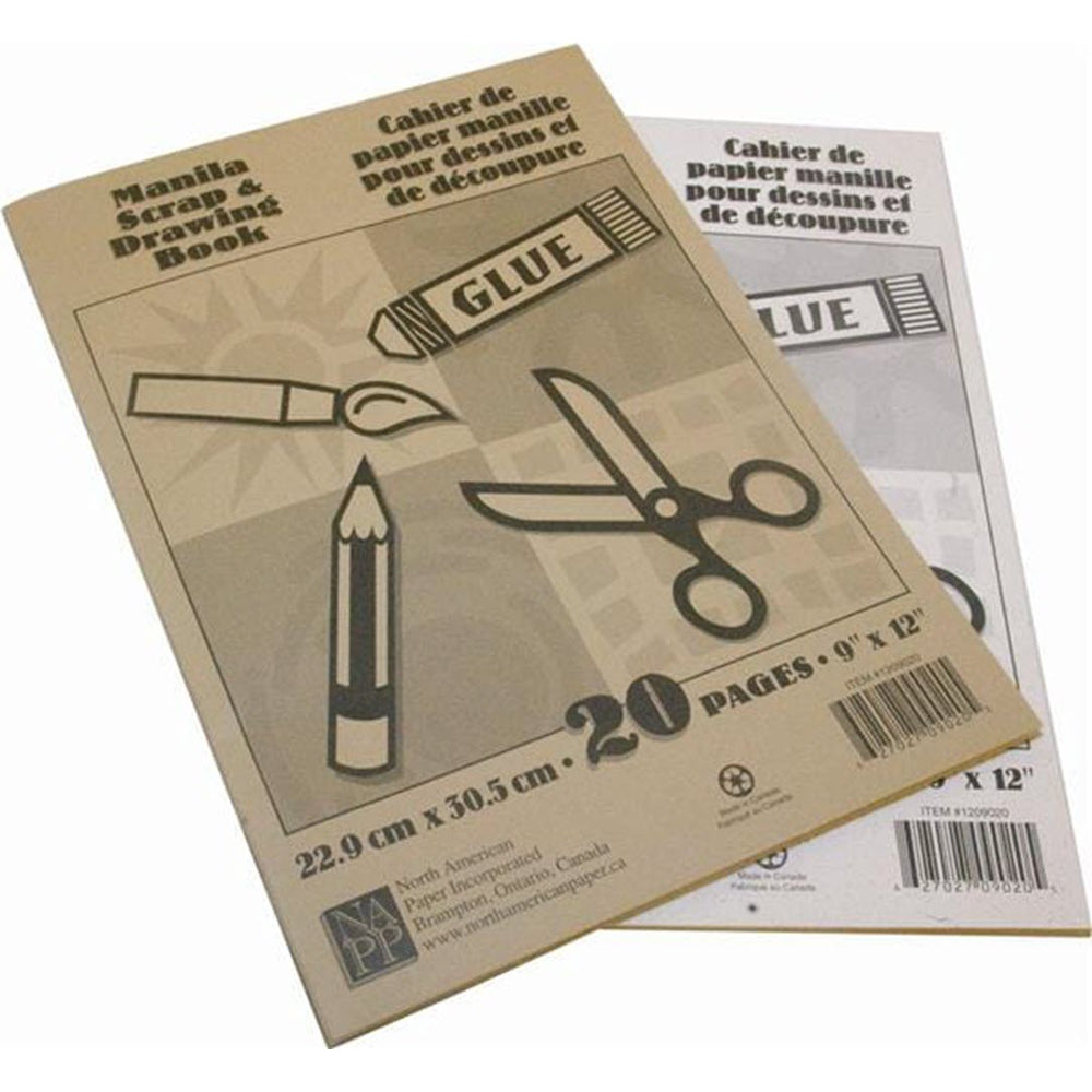 Album photo Manille de North American Paper Inc. – Assortiment – ​​23 x 30 cm – 20 pages