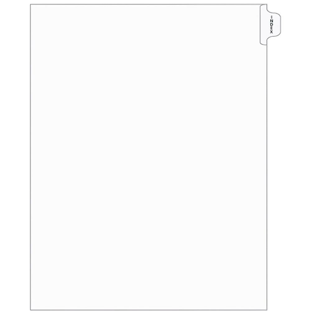 Onglets Supreme Litigation 25e édition Singles 11" Index blanc
