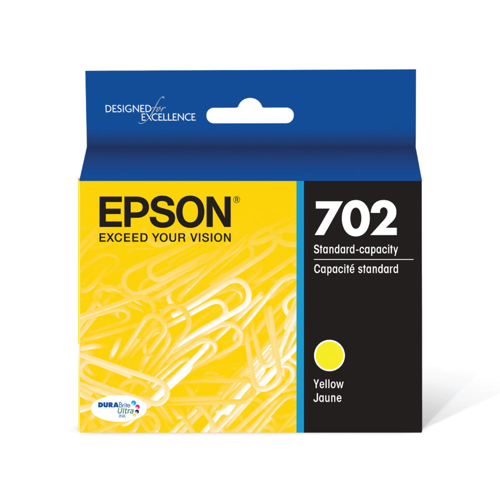 Cartouche d'encre Epson T702 - Capacité standard - Jaune