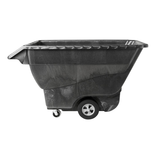 Rubbermaid Structural Foam Tilt Truck - 1 Cu.Yd - Black