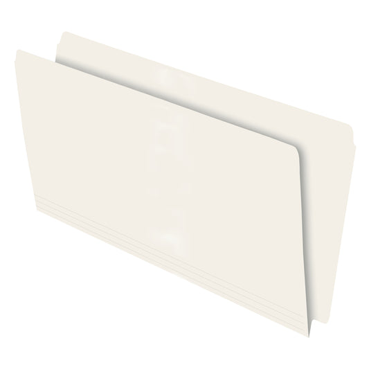 Oxford End Tab Folders with Single Ply Tab - Legal Size - Ivory - 100 Pack