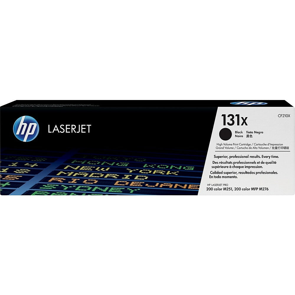 Cartouche de toner noir HP 131X (CF210X) LaserJet d'origine à haut rendement