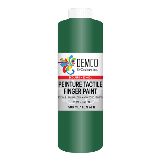 DEMCO EnCouleurs Inc School Fingerpaint - 500 mL - Green