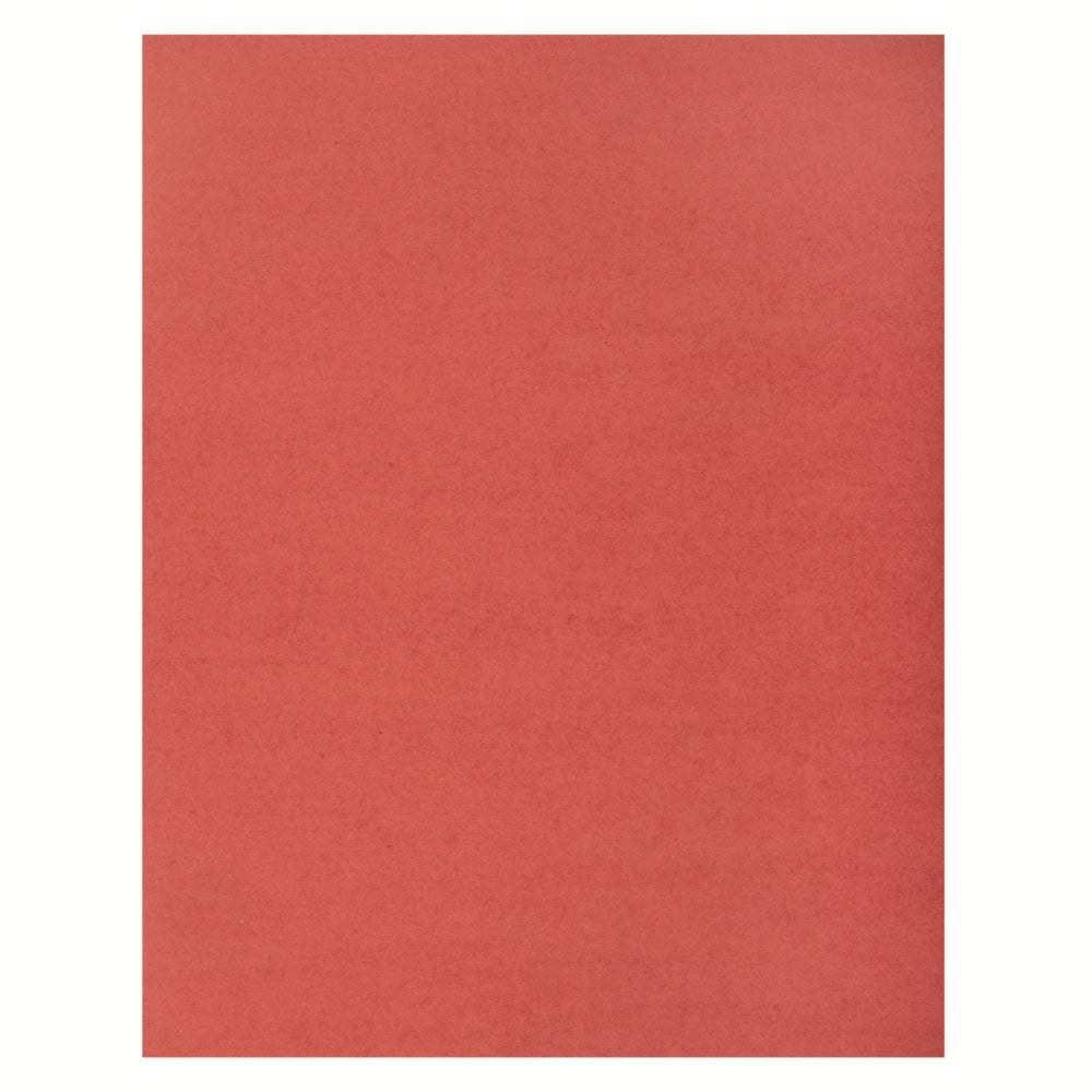 North American Paper 2 Ply Bristol - 22" x 28" - Red - 48 Sheets