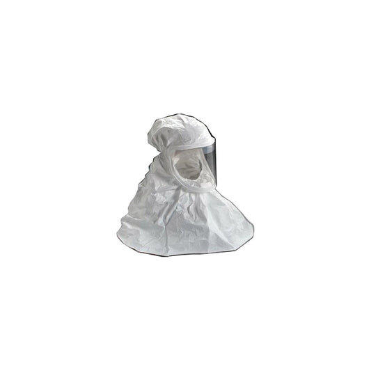 Cagoule respiratoire blanche 3M - Cagoule double bavette - Grande - Lot de 3