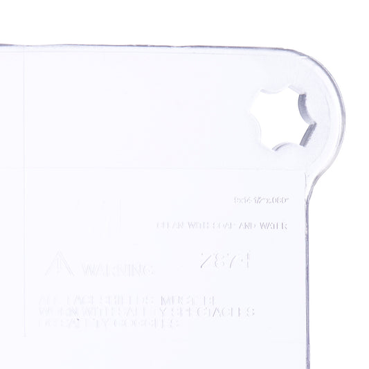 Écran facial en polycarbonate transparent 3M WP96