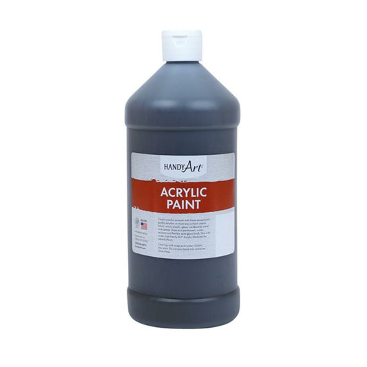 Handy Art Acrylic Paint, Raw Umber, 946ml.