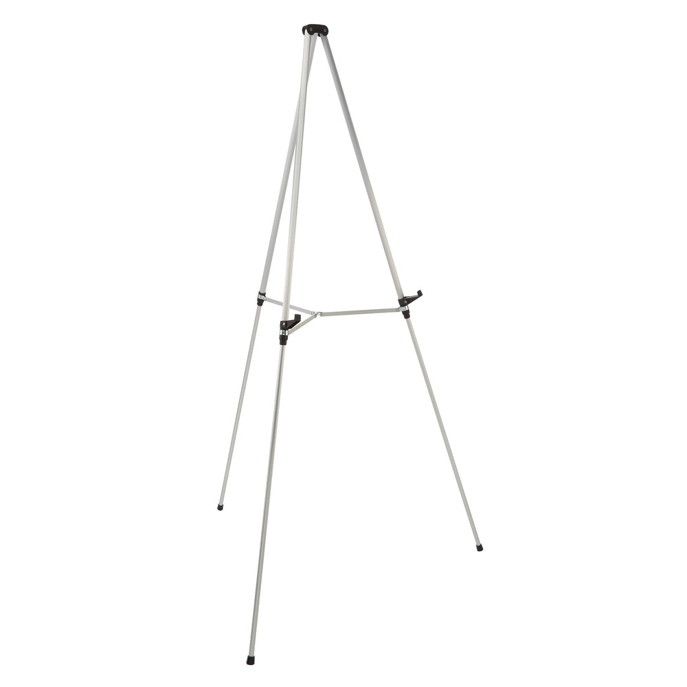 Quartet Aluminum Lightweight Telescoping Easel - 38" - 66" - Silver