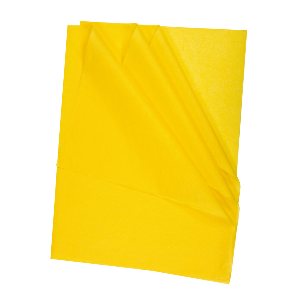Papier de soie North American Paper Inc. – 20" x 30" – Jaune – 24 feuilles