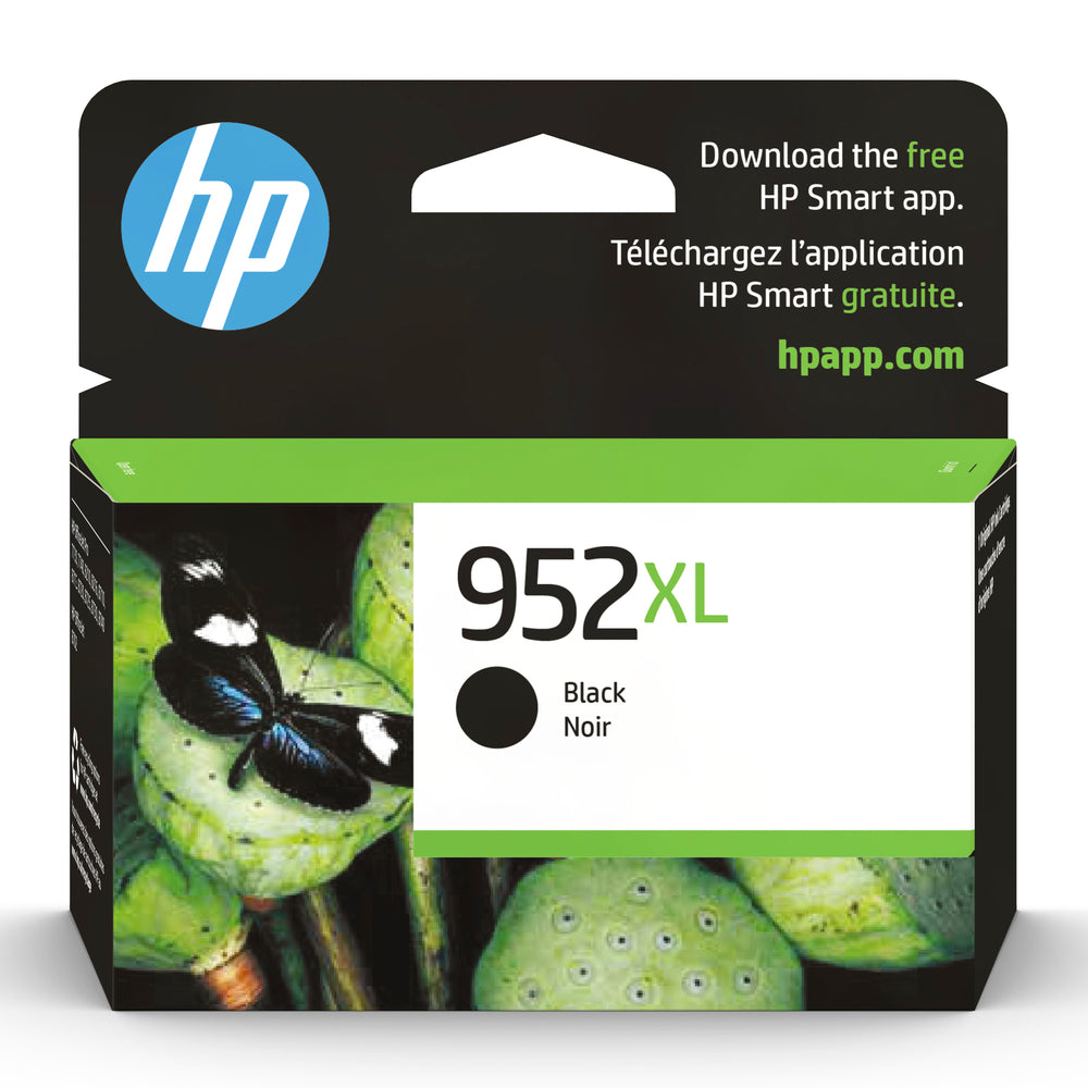 HP 952XL Black High Yield Original Ink Cartridge (F6U19AN)