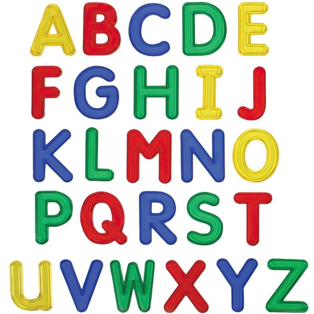SI Manufacturing Jumbo See-Thru Alphabet - 26 Set