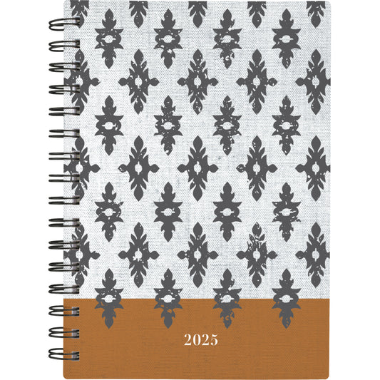 Cambridge 2025 Adorn Weekly/Monthly Planner - 8-1/2" H x 5-1/2" W - Multicolour - Bilingual