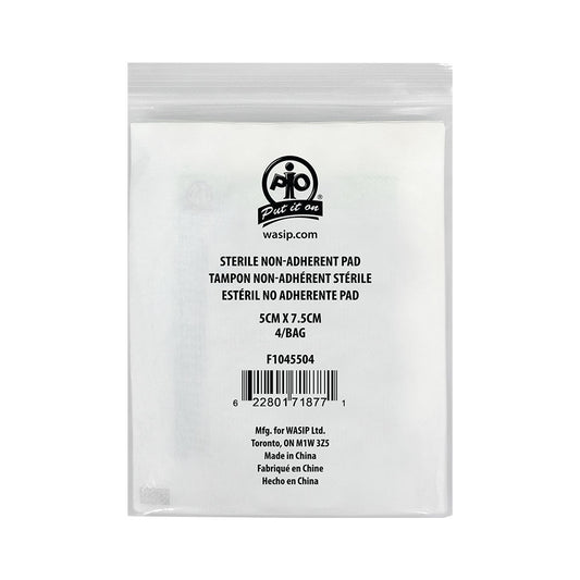 Pansements absorbants non adhérents Wasip - 2" x 3" - Paquet de 4