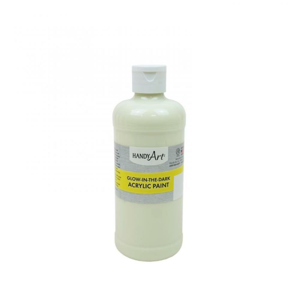 Kit de peinture acrylique phosphorescente pour étudiants, 473 ml