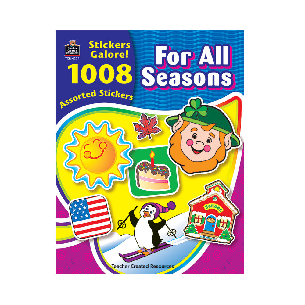 Livre d'autocollants créés par l'enseignant - Pour toutes les saisons - Paquet de 1008
