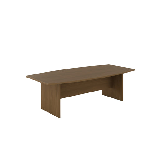 Offices to Go - Newland 96" Boat Shaped Boardroom Table - Brown