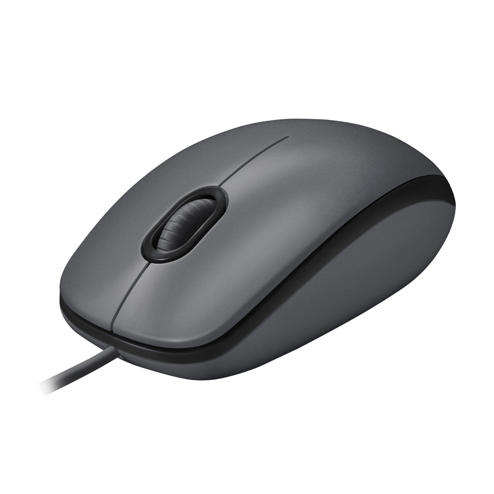 Souris filaire USB ambidextre Logitech M100 - Noire