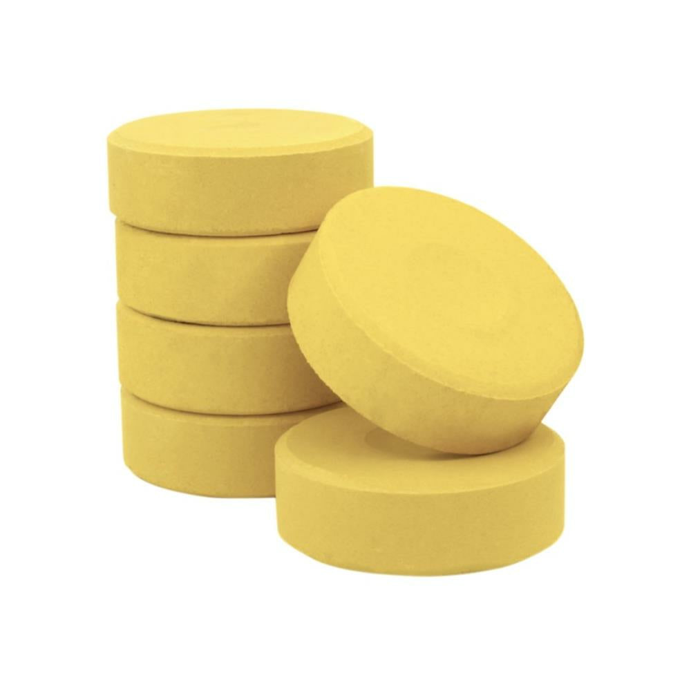 Tempera Block Paint Yellow, 6/pkg