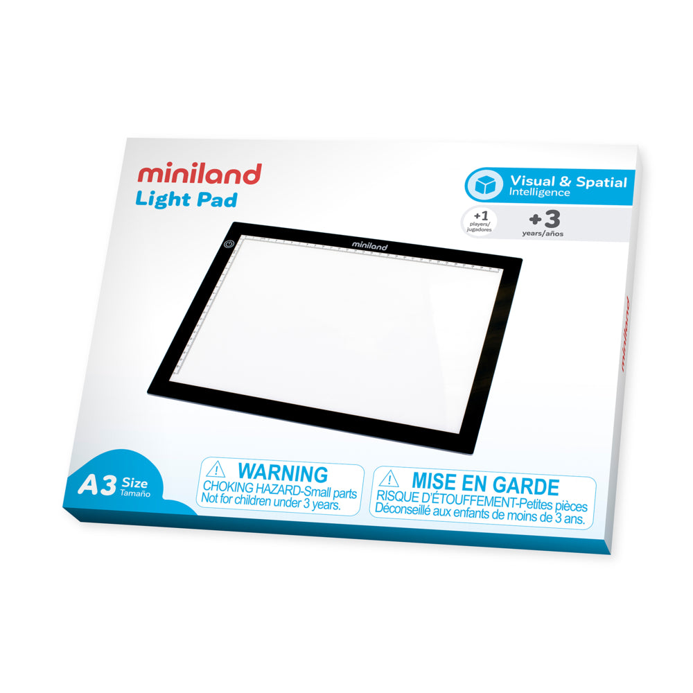Bloc lumineux éducatif Miniland A3